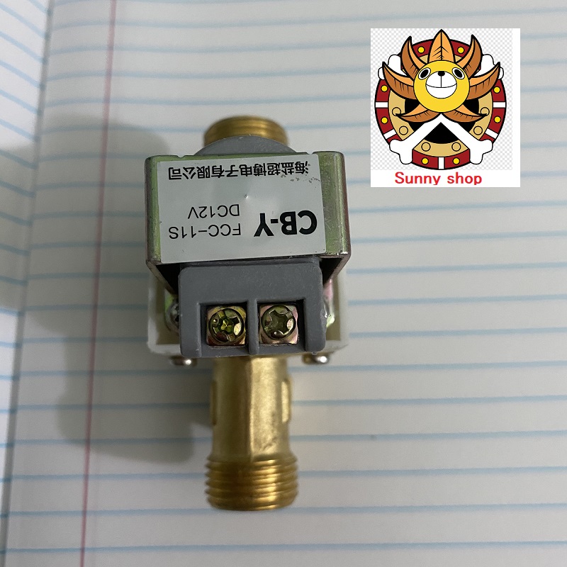 Bộ van điện từ  CB-Y phi DC 12V 21mm,1/4 (thường đóng)