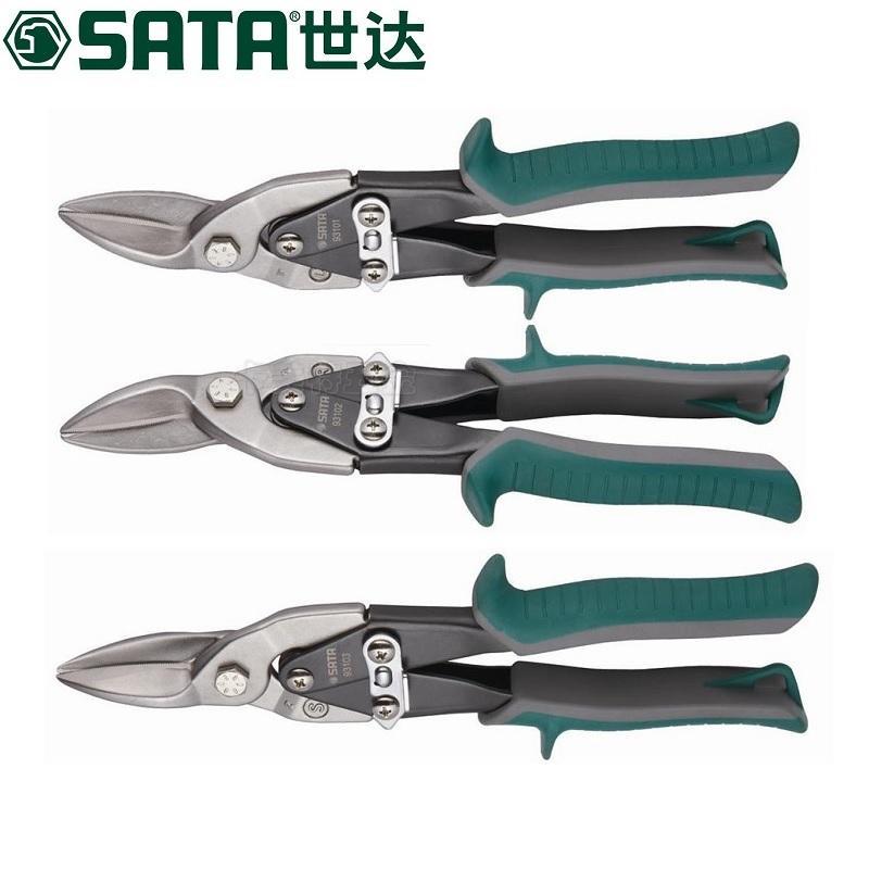 10inch Kéo cắt thiếc trái SATA 93-101