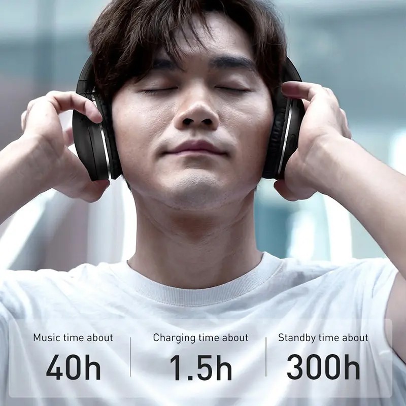 Tai nghe chụp tai bluetooth Baseus Encok Wireless Headphone D02 pro