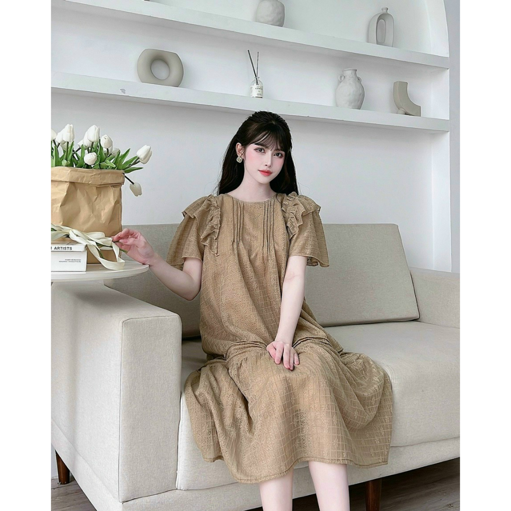 váy bầu thời trang mẫu mới rẻ, đẹp-đầm bầu suông hè