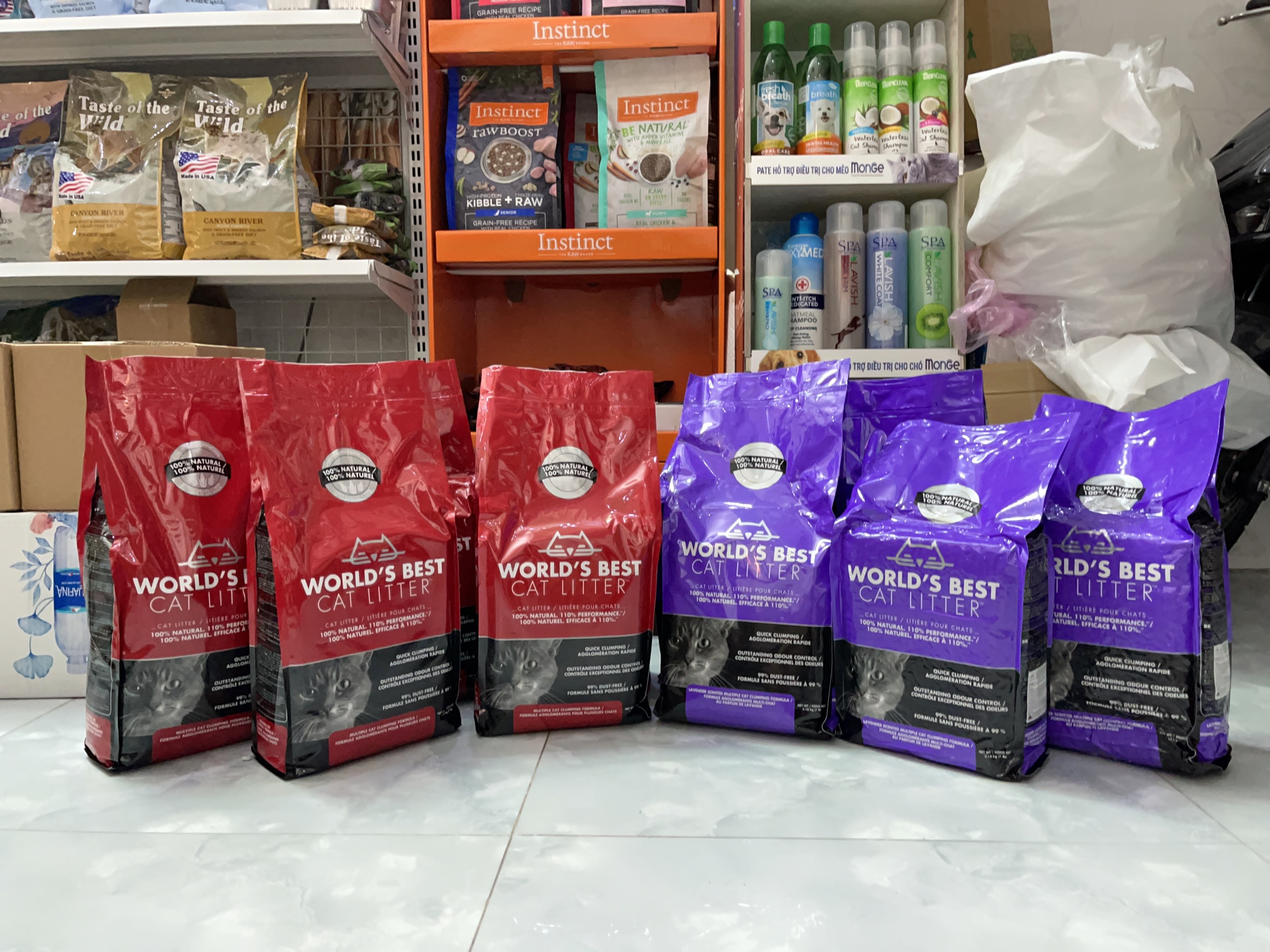 WORLD'S BEST sand for cat cleaning
