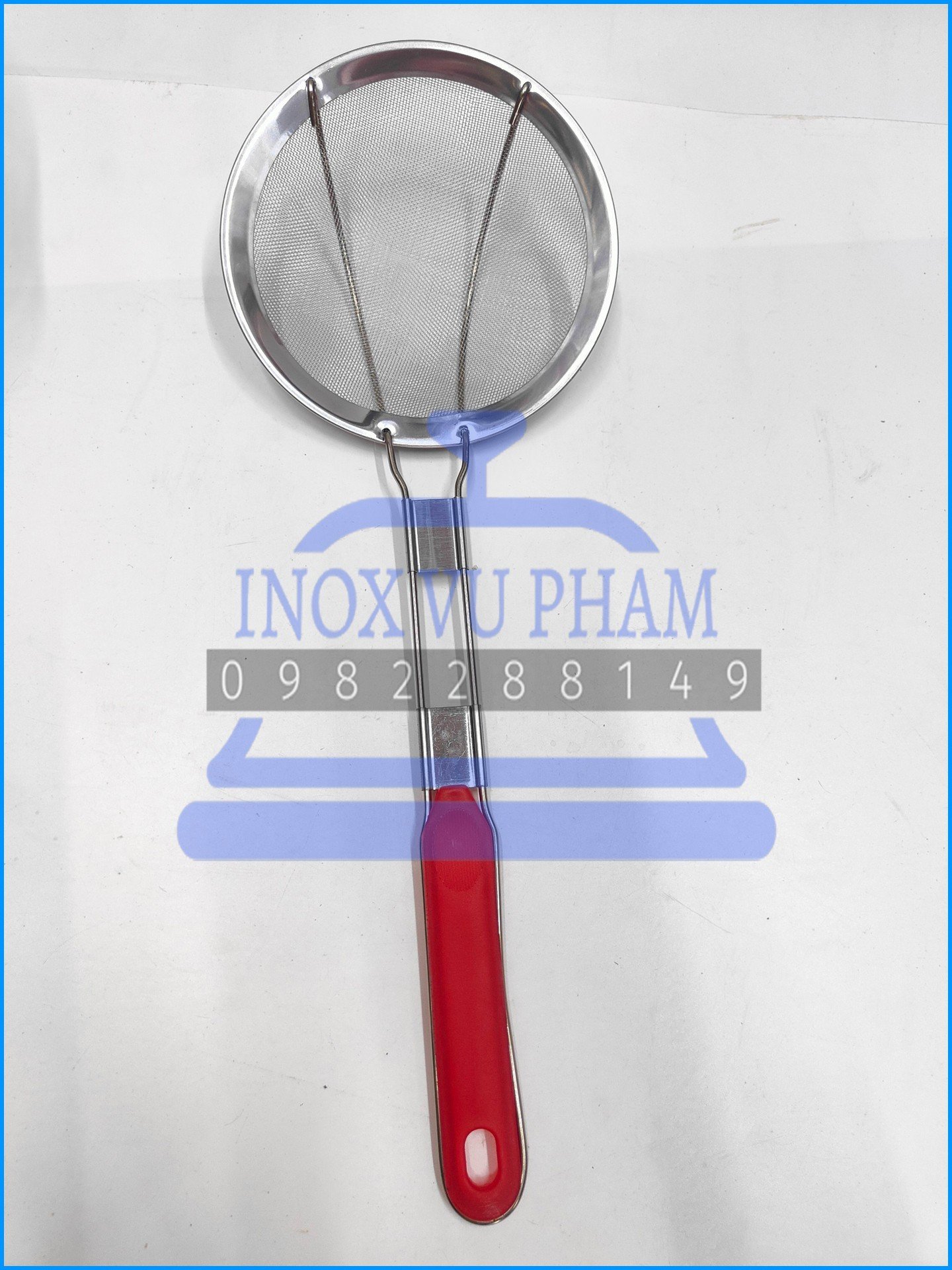 Vợt Hớt Bọt Thái Cán Đỏ Bền Chắc , Đẹp Mắt (Ảnh shop tự chụp)