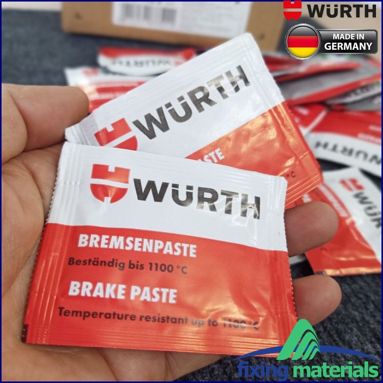 [HCM]Mỡ tra má phanh WURTH Brake Paste SX Đức 5.5g
