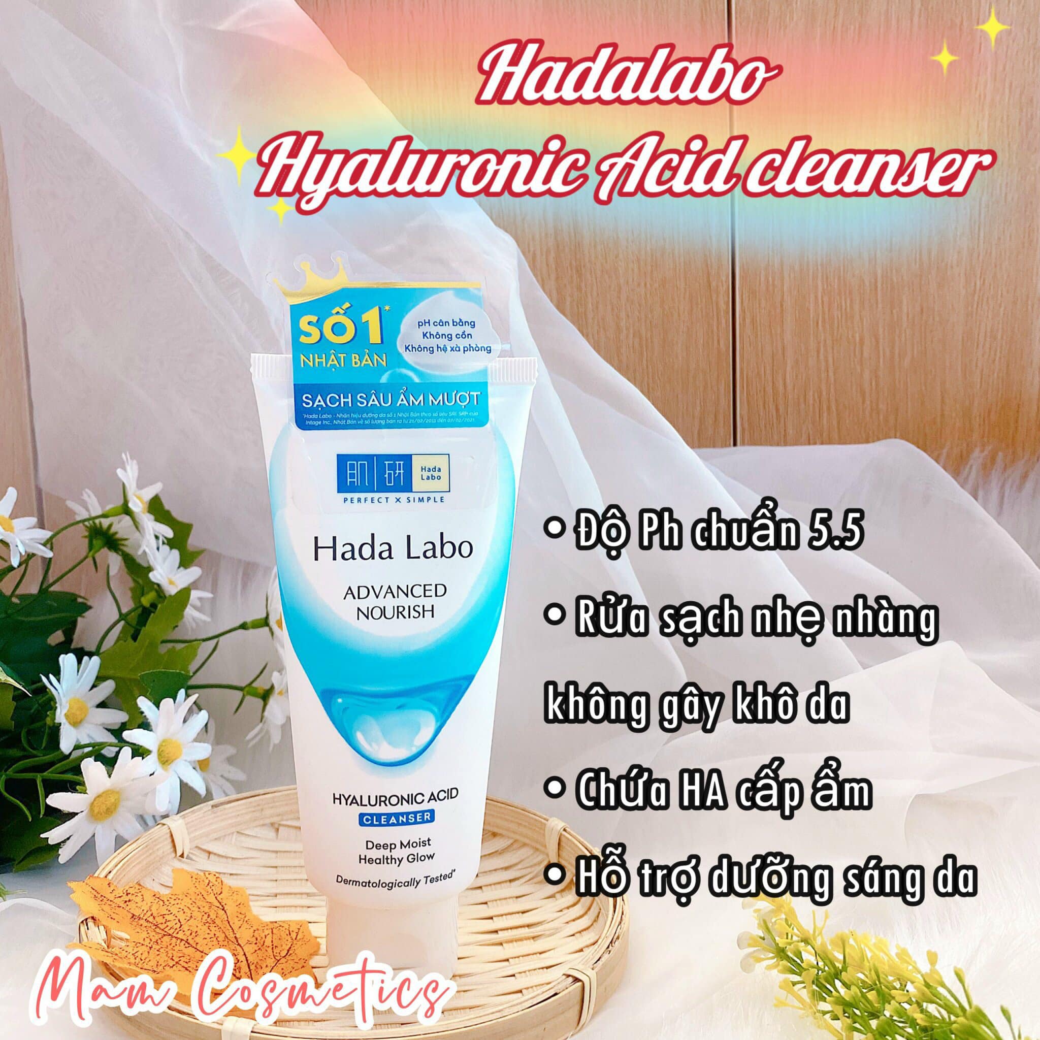 Sữa rửa mặt sạch sâu, dưỡng ẩm Hada Labo 80g