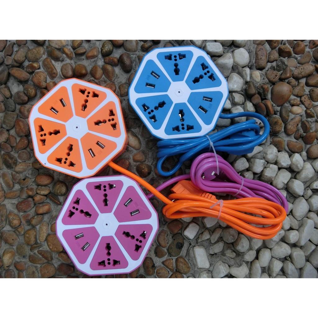 [SALE GIÁ SỐC] Ổ Điện Trái Cam 2 USB Có Công Tắc