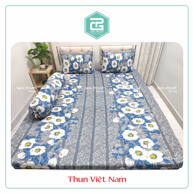 Ga Lẻ Thun Lạnh Việt Nam Đủ Kích Thước ( Không áo gối - inbox chọn mẫu)
