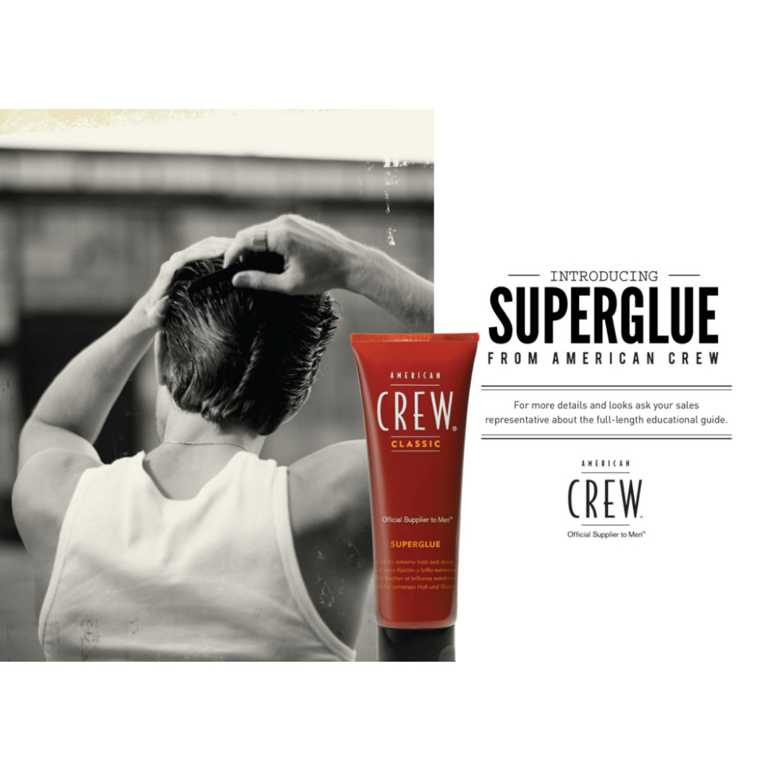 ɡel vuốt tóc American Crew Classic Superglue lọ 100ml