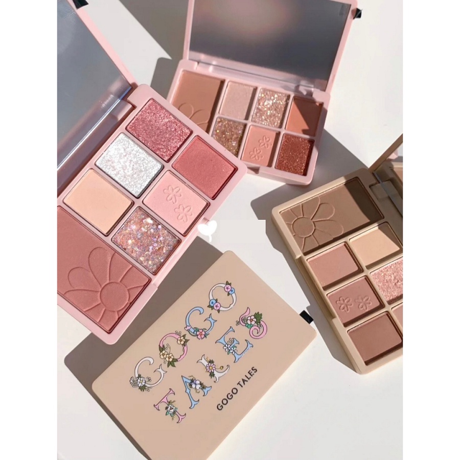 Bảng phấn mắt 7 ô gogo tales flowers blooming gt276 - gogotales
