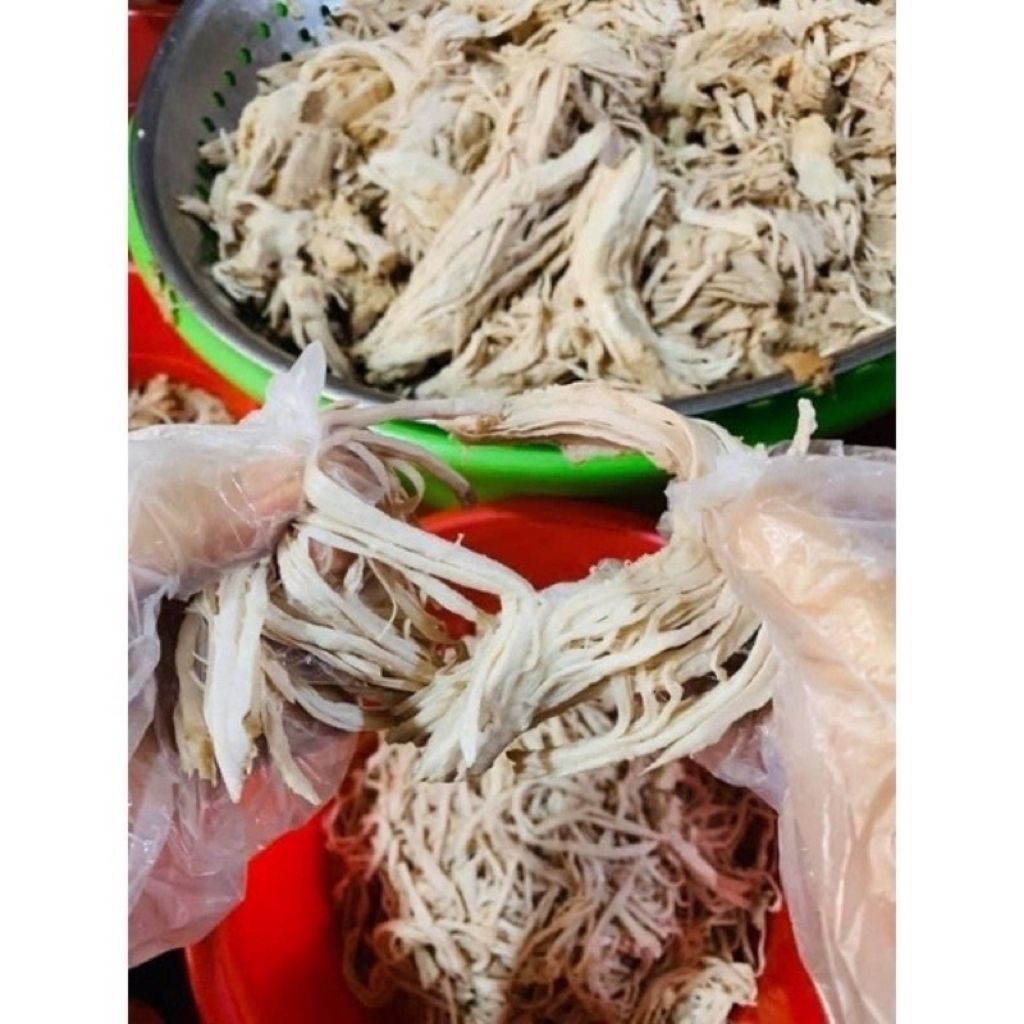 Thịt heo khô cháy tỏi gói 0,5 kg