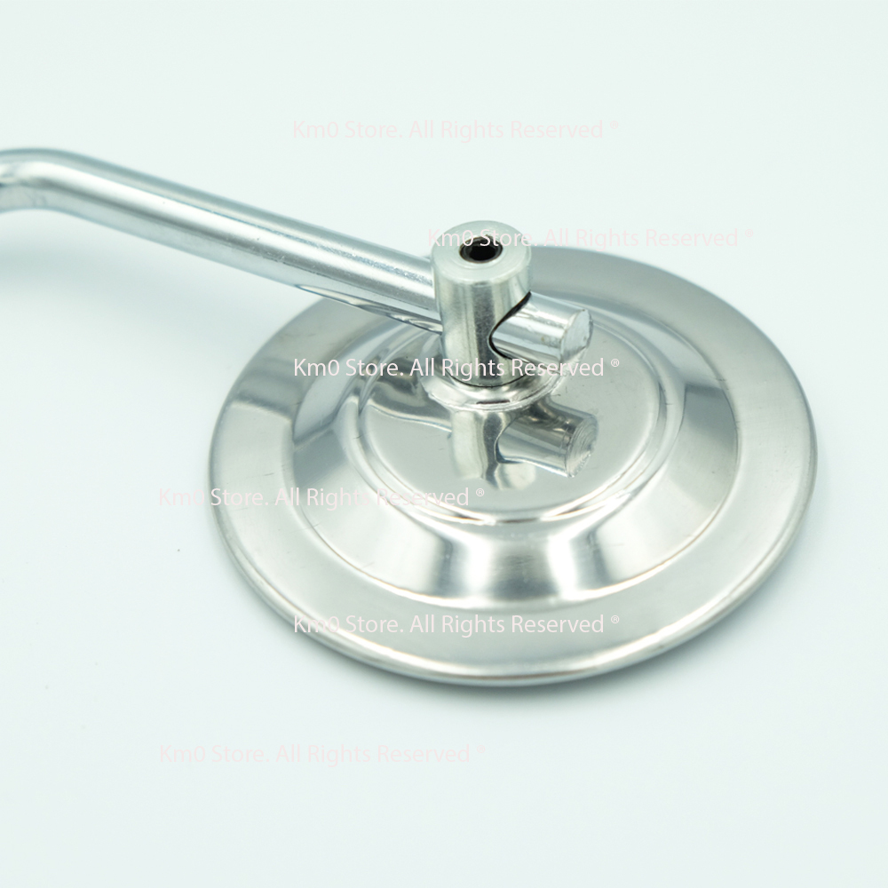 Gương Chiếu Hậu TRÒN PHẲNG MINI Inox