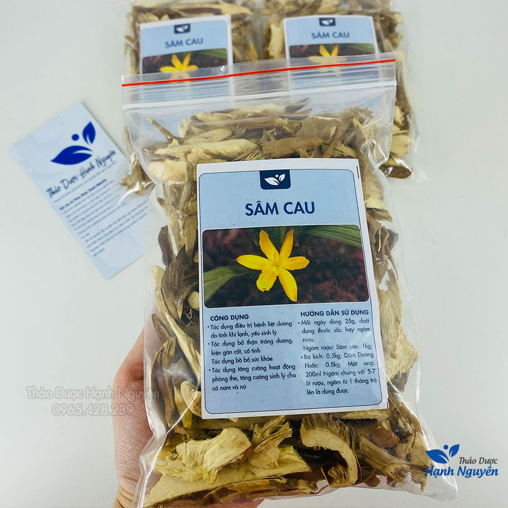 Sâm cau đỏ 100g, thái phiến, khô, sạch, hỗ trợ bổ thận, tráng dương, tăng cường sinh lý nam