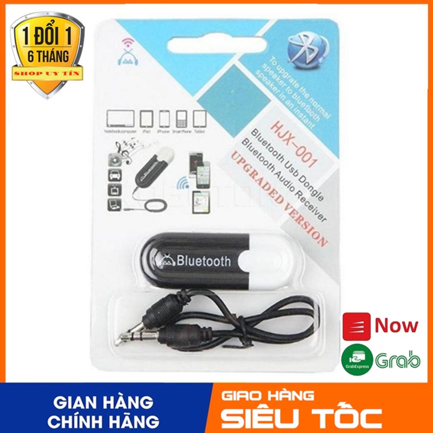 USB Bluetooth Audio 5.0 HJX-001 kết nối Blutooth cho mọi loại loa, amply, vang...hàng chuẩn, tiếng hay