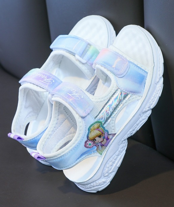 Sandal bé gái in hình công chúa - Xăng đan đi học cho bé gái - Mẫu mới BC62