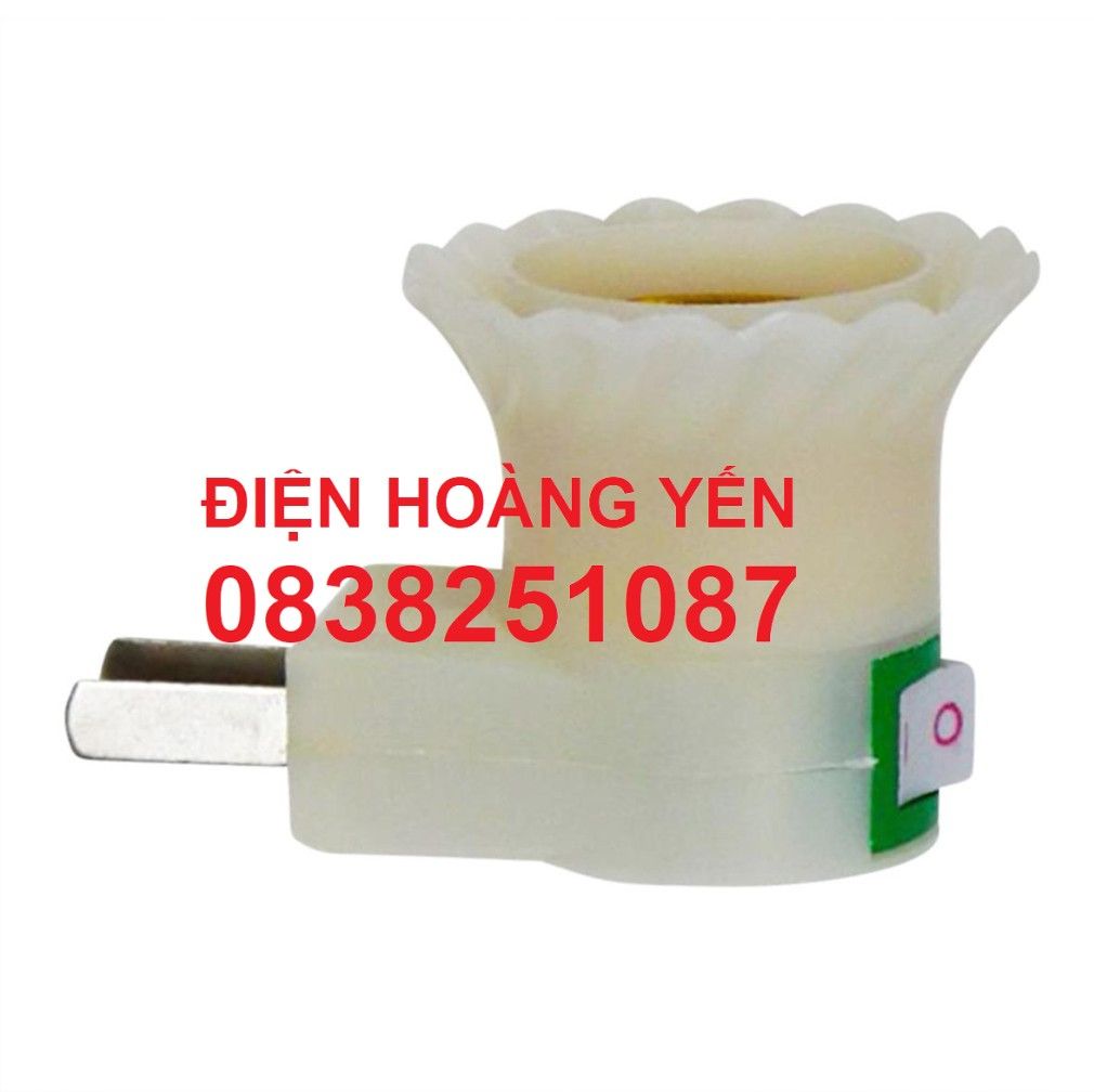 [HCM]Bộ 2 Đui bóng đèn có công tắc