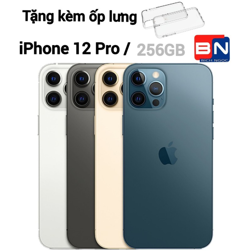 [HCM][Trả góp 0%]Combo Điện thoại Apple iPhone 12 Pro 256GB - Hàng nhập khẩu new 100% + Ốp lưng silicon chống va đập