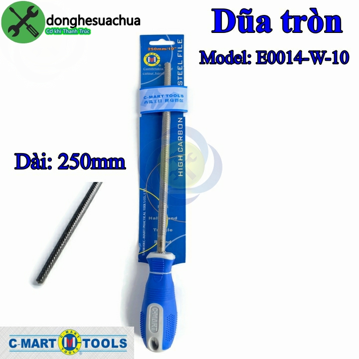 [HCM]Dũa tròn C-Mart E0014-W-10 250mm 10 inch