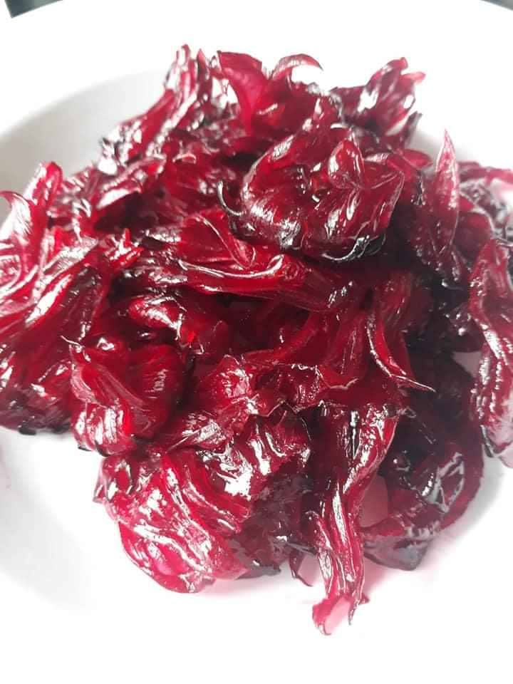 Mứt atiso đỏ/ mứt hibiscus cực giòn bịch 1kg
