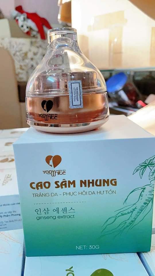 Cao sâm nhung phục hồi da Yody White Phương Anh