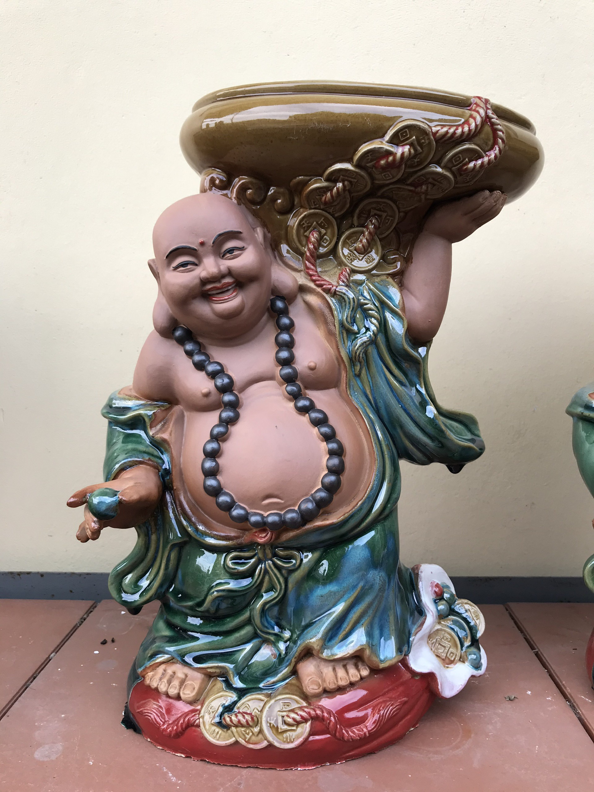 Chậu tương Di Lạc nâng ang