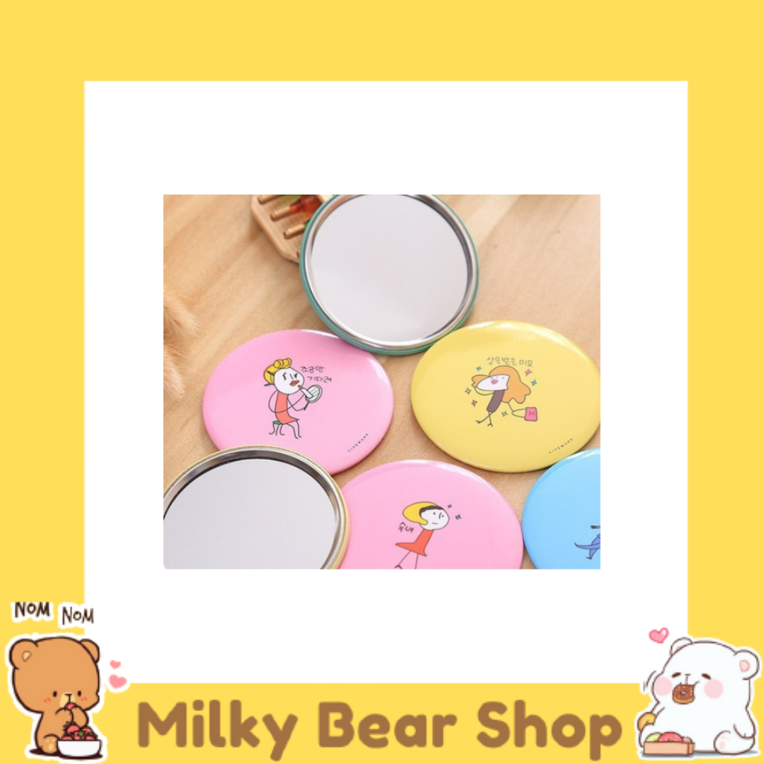 Gương mini dễ thương Hàn Quốc (mẫu giao ngẫu nhiên)