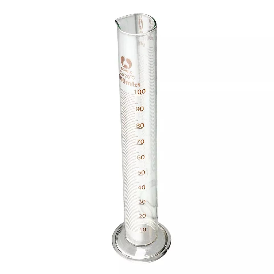 Ống Đong Thủy Tinh Đế Tròn 100ml
