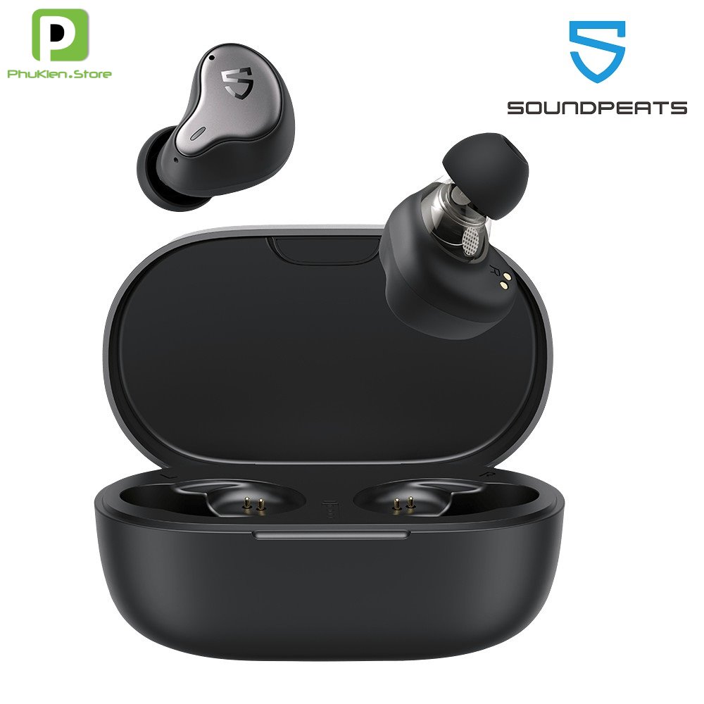 Tai Nghe True wireless Soundpeats H1 - Dual Hybrid Driver - Knowles balanced armature - Game Mode - QCC3040 - Bluetooth 5.2