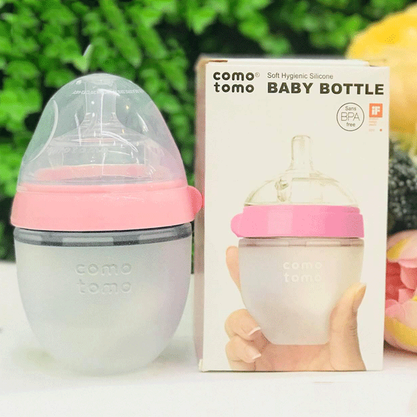 Bình sữa comotomo 150ml Xanh/Hồng