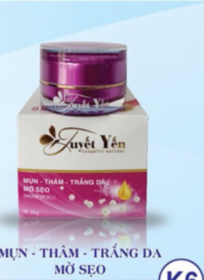 Kem Tuyết Yến mụn, thâm, trắng da, mờ sẹo 25g
