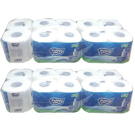 [HCM]Lốc 10 cuộn giấy vệ sinh Pulppy