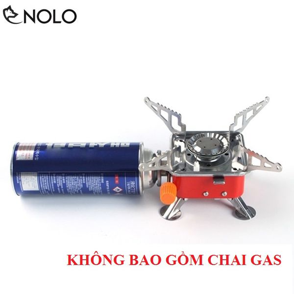 (loại tốt)Bếp Gas Du Lịch Dã Ngoại Mini Xếp Gọn