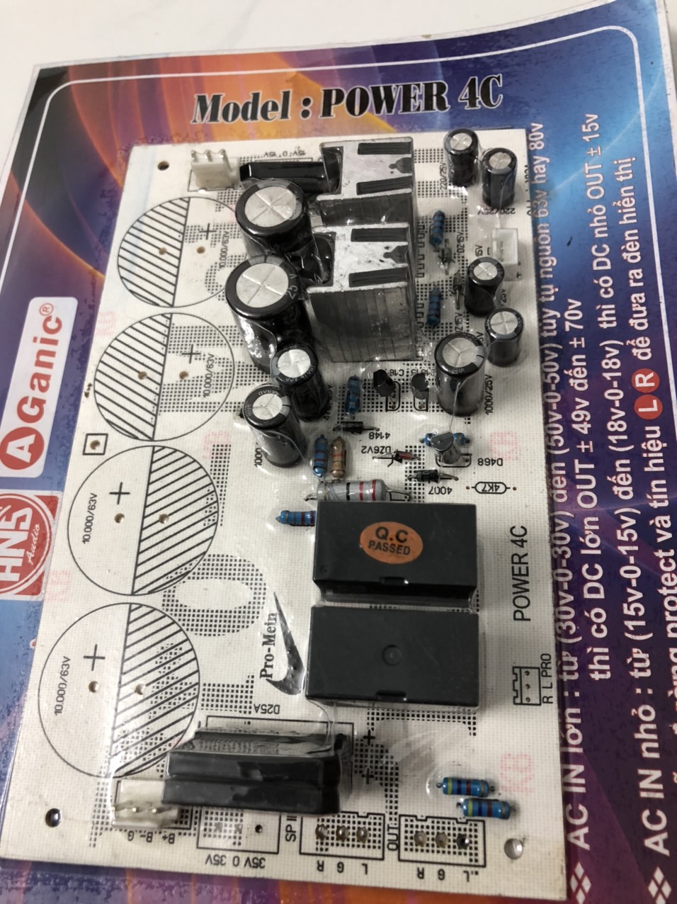 MẠCH NGUỒN 4 TỤ: POWER 4C