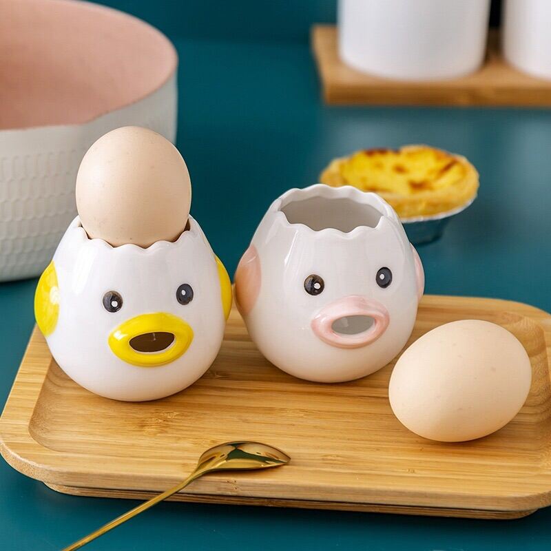Tách lòng đỏ trứng hình gà con xinh xắn