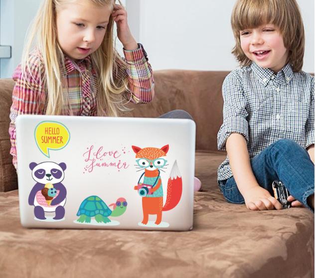 [HCM]Decal trang trí tường - Thú Du Lịch Vui Chơi