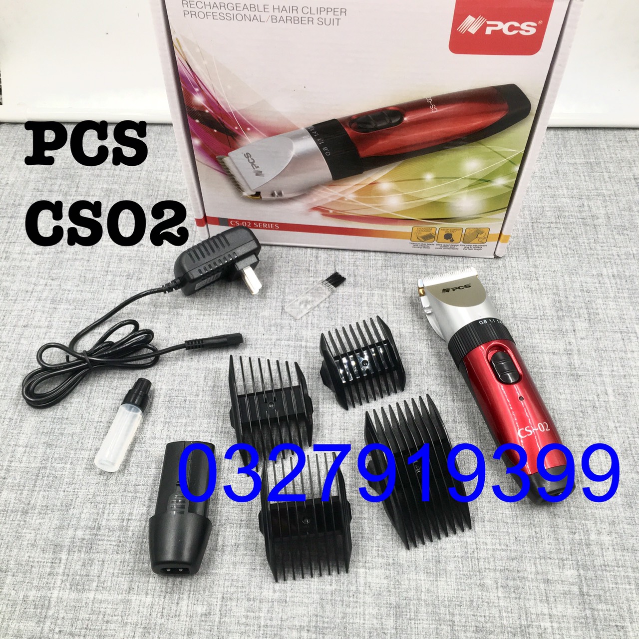 Tông đơ cắt tóc 2 pin cs02
