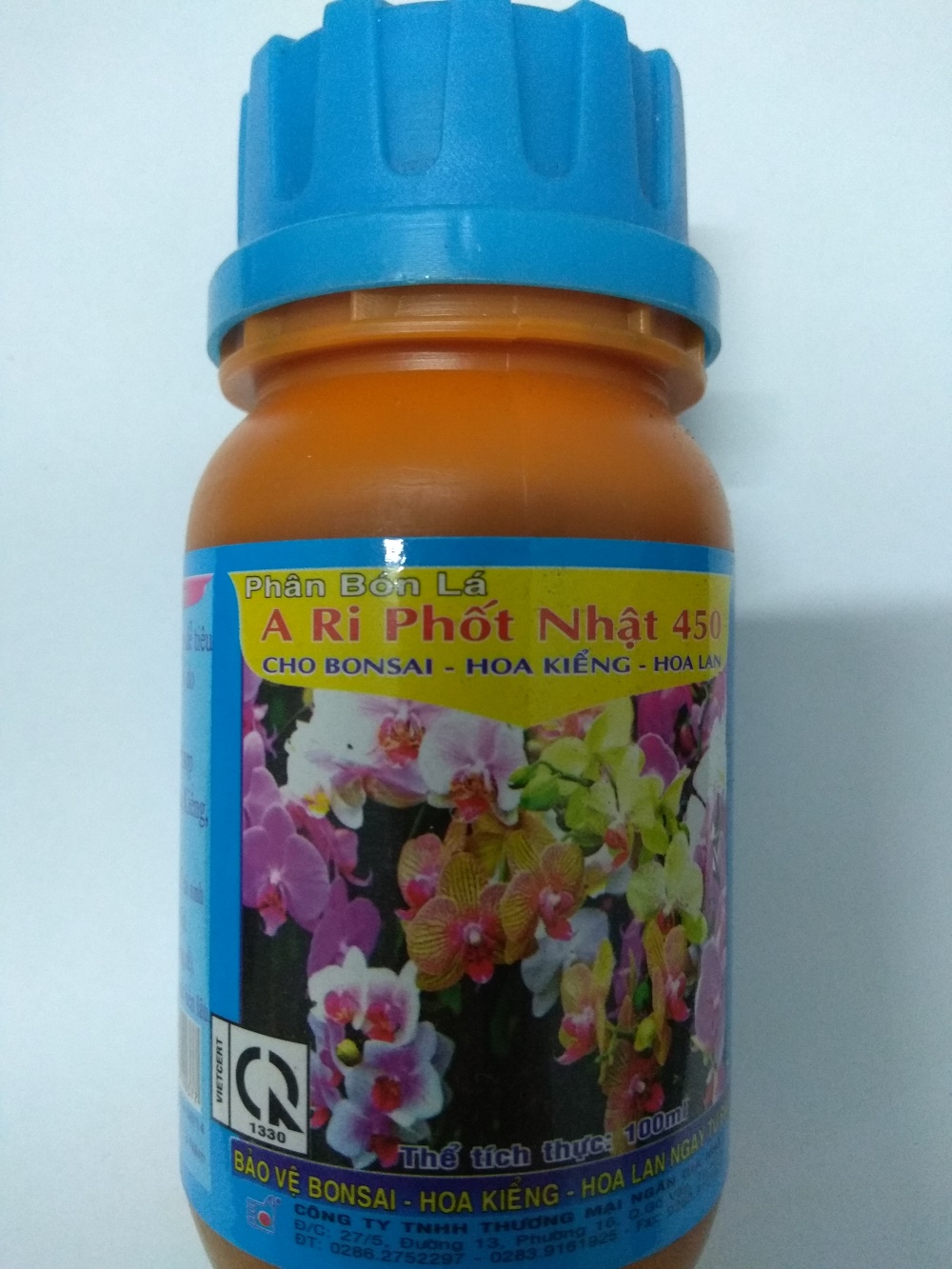 [HCM]Phân bón lá A Ri Phốt Nhật 450 cho hoa lan cây kiểng - chai 100 ml