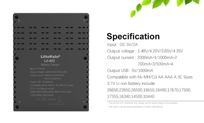 [HCM]SẠC LIITOKALA LII-402 ĐA NĂNG THÔNG MINH