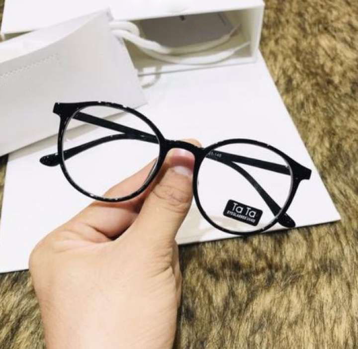 Gọng kính giả cận nam nữ cao cấp Hàn Quốc - Kính cận tròn không độ mẫu đẹp lạ TATA