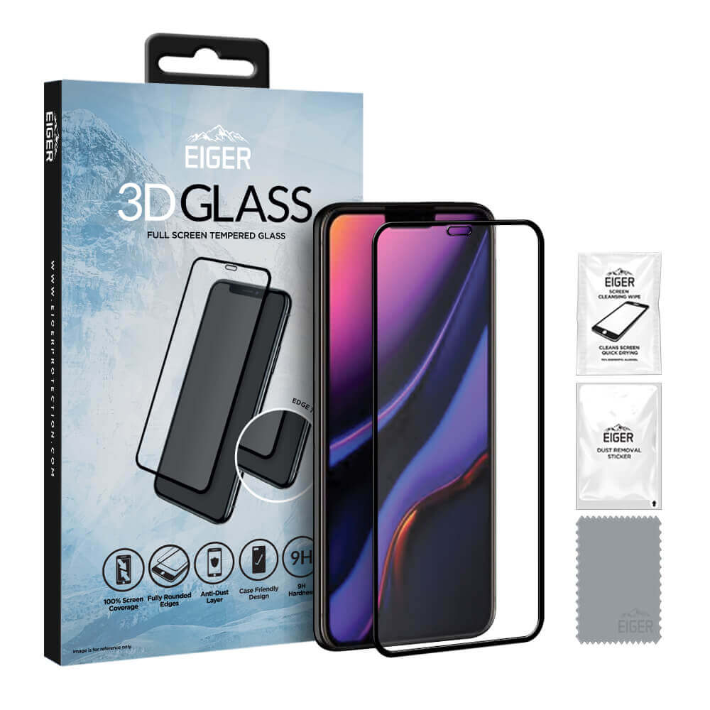 Cường lực full màn cho dùng cho iphone 11 Pro Max (Đen)