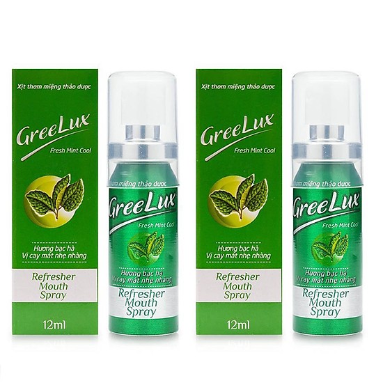 Xịt thơm miêng Greelux , cho hơi thở thơm mát