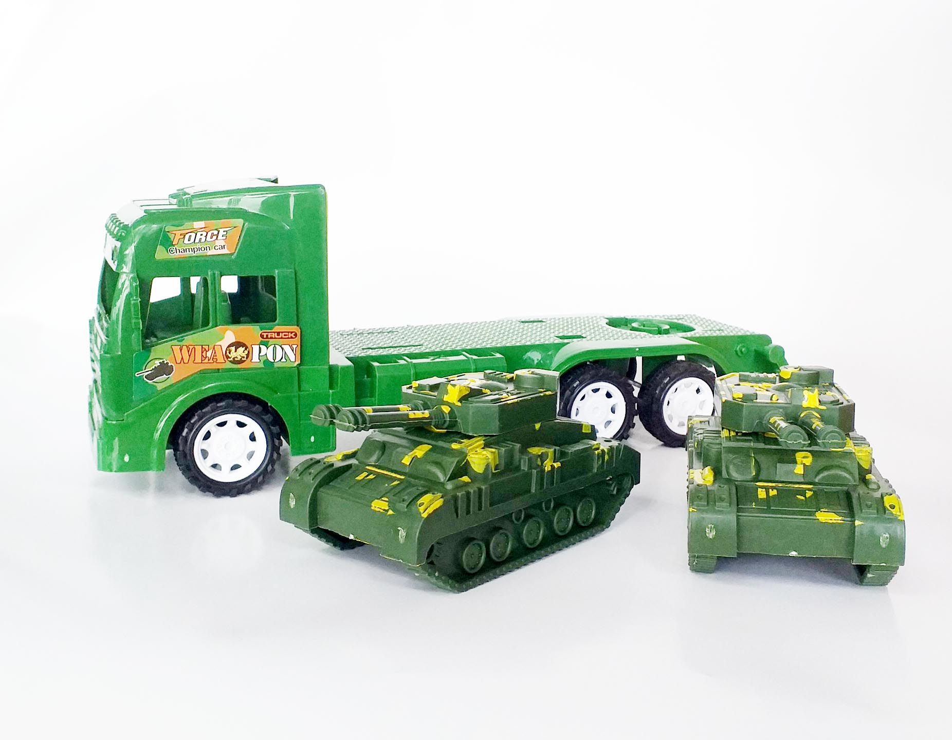 GIÁ SỈ:XE CONTAINER CHỞ 2 XE TĂNG