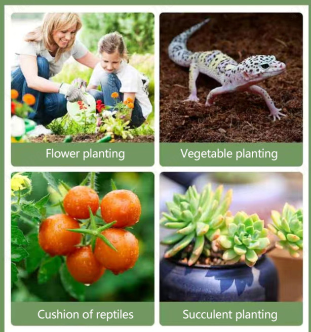 【1/2PCS】Green plant nutrient soil [organic natural coconut brick]
