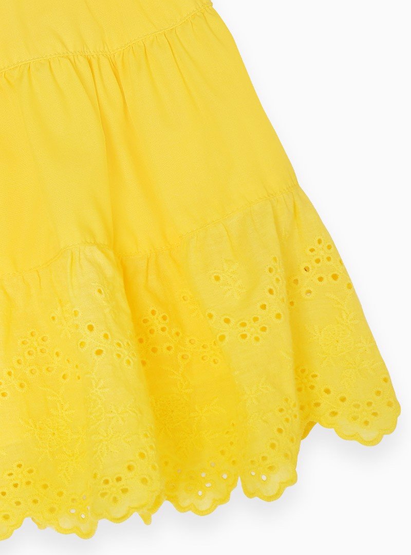 Chân váy bé gái Eyelets A-skirt