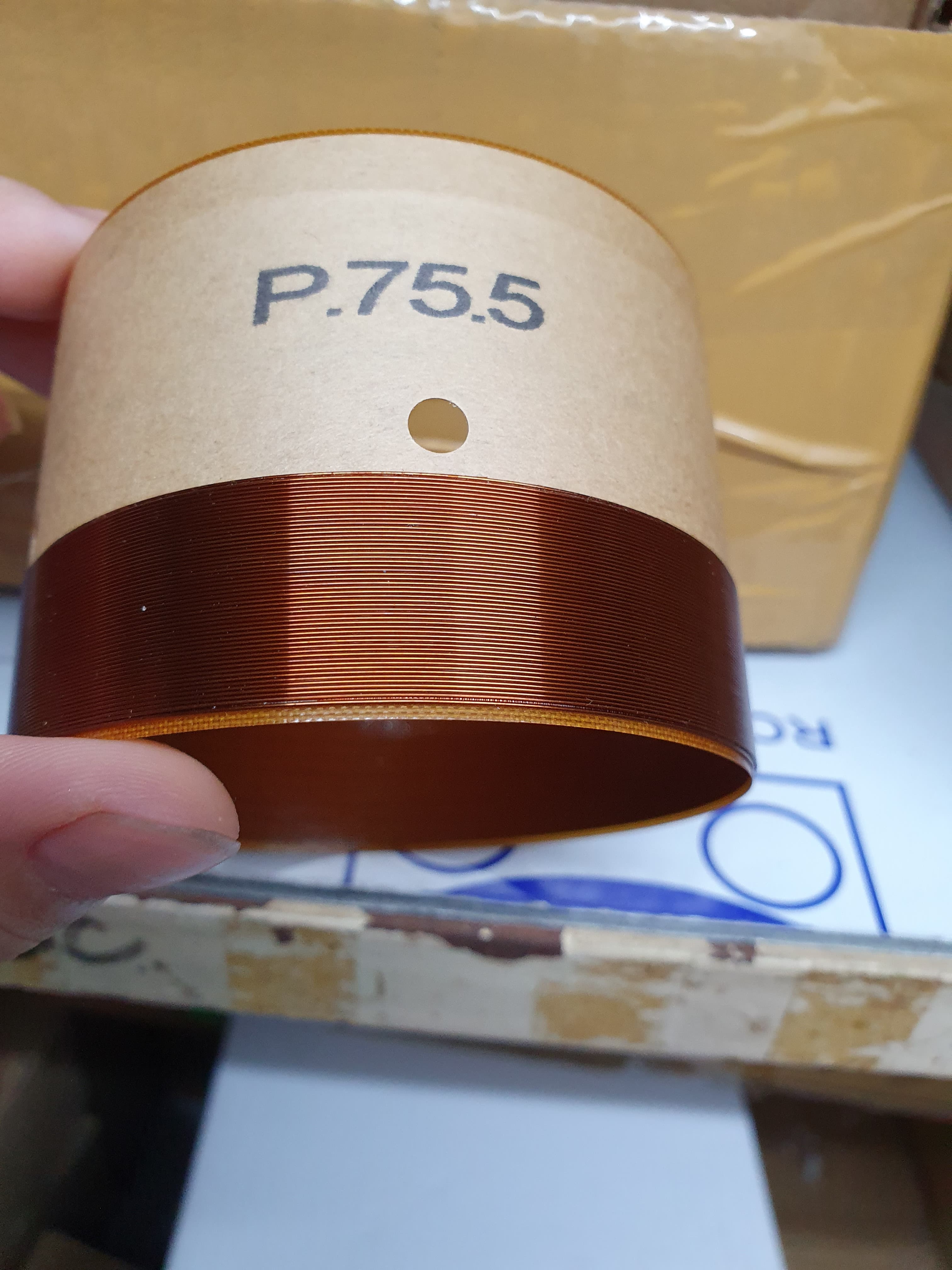 côn loa phi 75.5 2 lớp