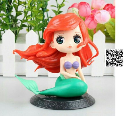 660 Mô hình Chi Bi Nàng tiên cá thế giới Disney The little Mermaid