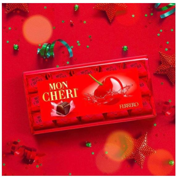 HỘP SOCOLA MON CHERI 157G (15 VIÊN)