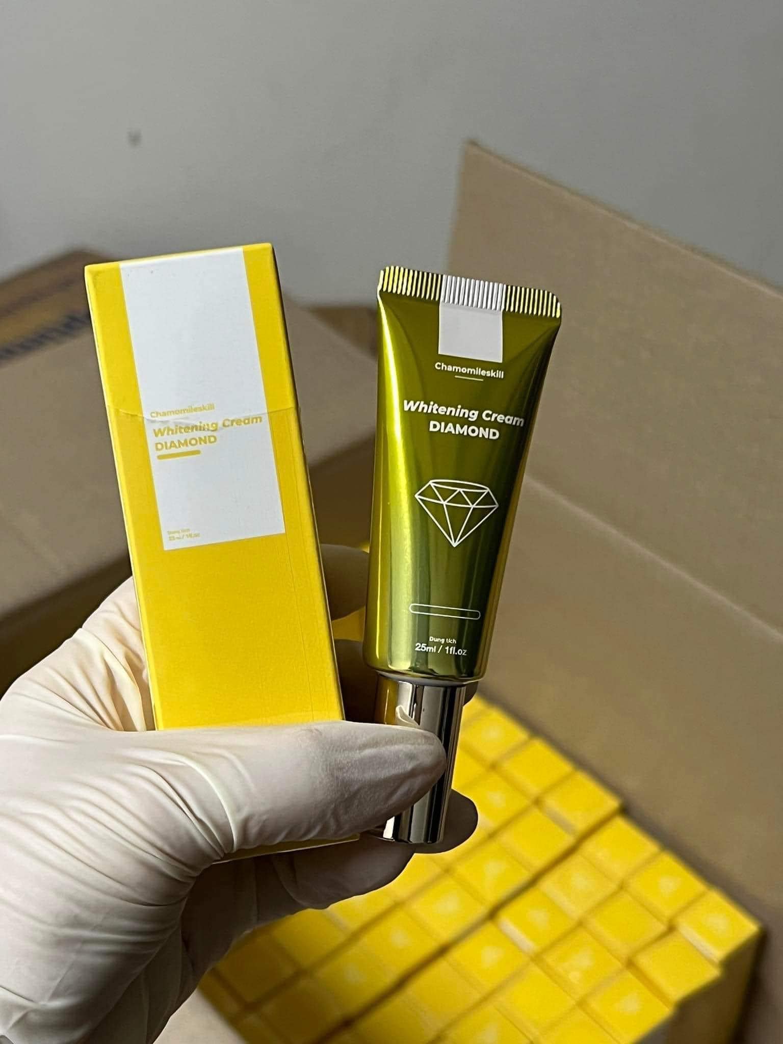 Kem tái tạo kim cương Chamomileskill - Whitening cream Diamond