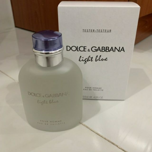 Nước hoa tester d&g light blue pour homme 125ml (hộp như hình)
