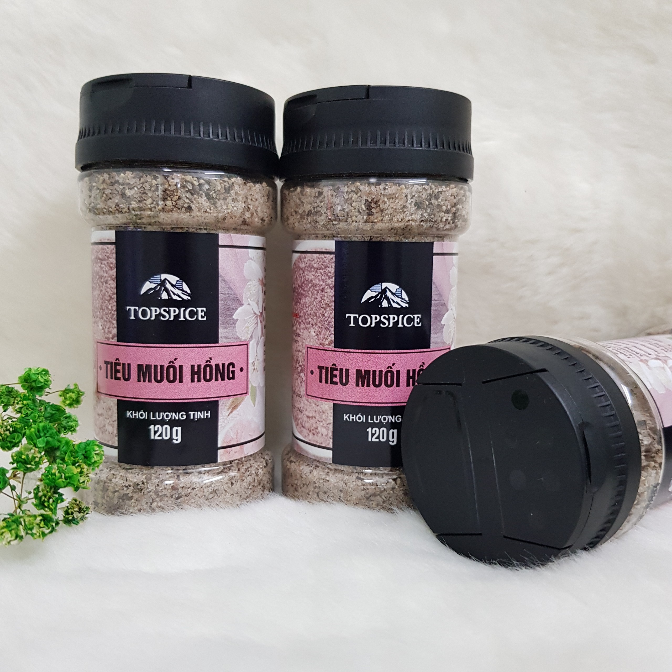 Chai tiêu muối hồng xay, 120g