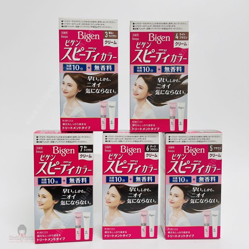 Kem Nhuộm Tóc Phủ Bạc Bigen Nhật 80g