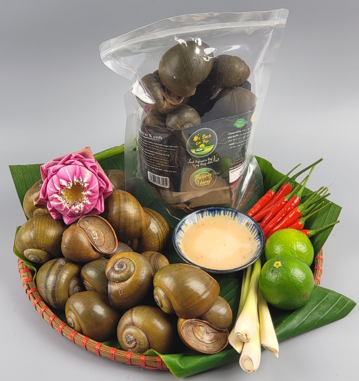 Combo 2 túi zip Ốc Gác Bếp (500g )